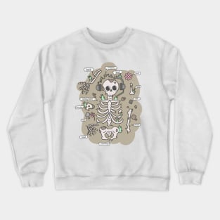 classic gamer grave Crewneck Sweatshirt